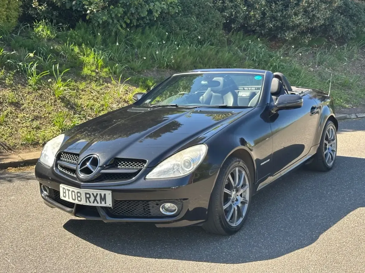 Used Mercedes SLK200 2008 Black Cabriolet
