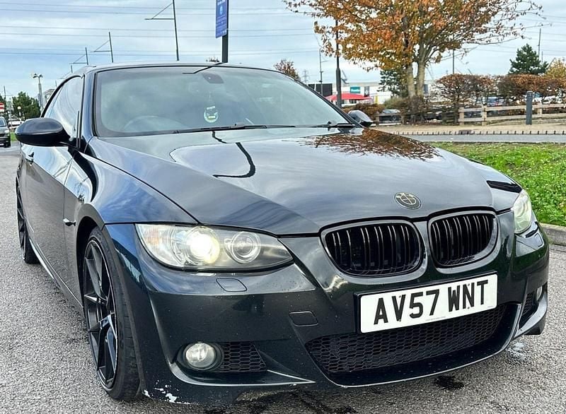 Black Used 2007 BMW 335 Cabriolet M Sport Cabriolet | £5,795 - Image 1/4