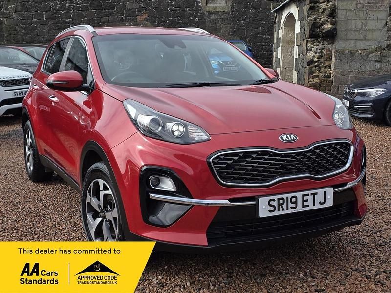 Usado Kia Sportage 130 HP (95 kW) 2019 Vermelho SUV