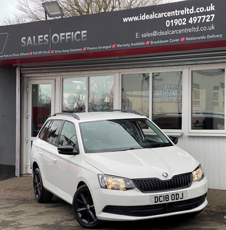 White Used 2018 Skoda Fabia SE Estate | £7,496 (Super price) - Image 1/3