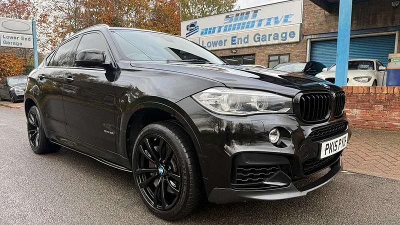 Black Used 2015 BMW X6 M Sport SUV | £19,995 - Image 1/4