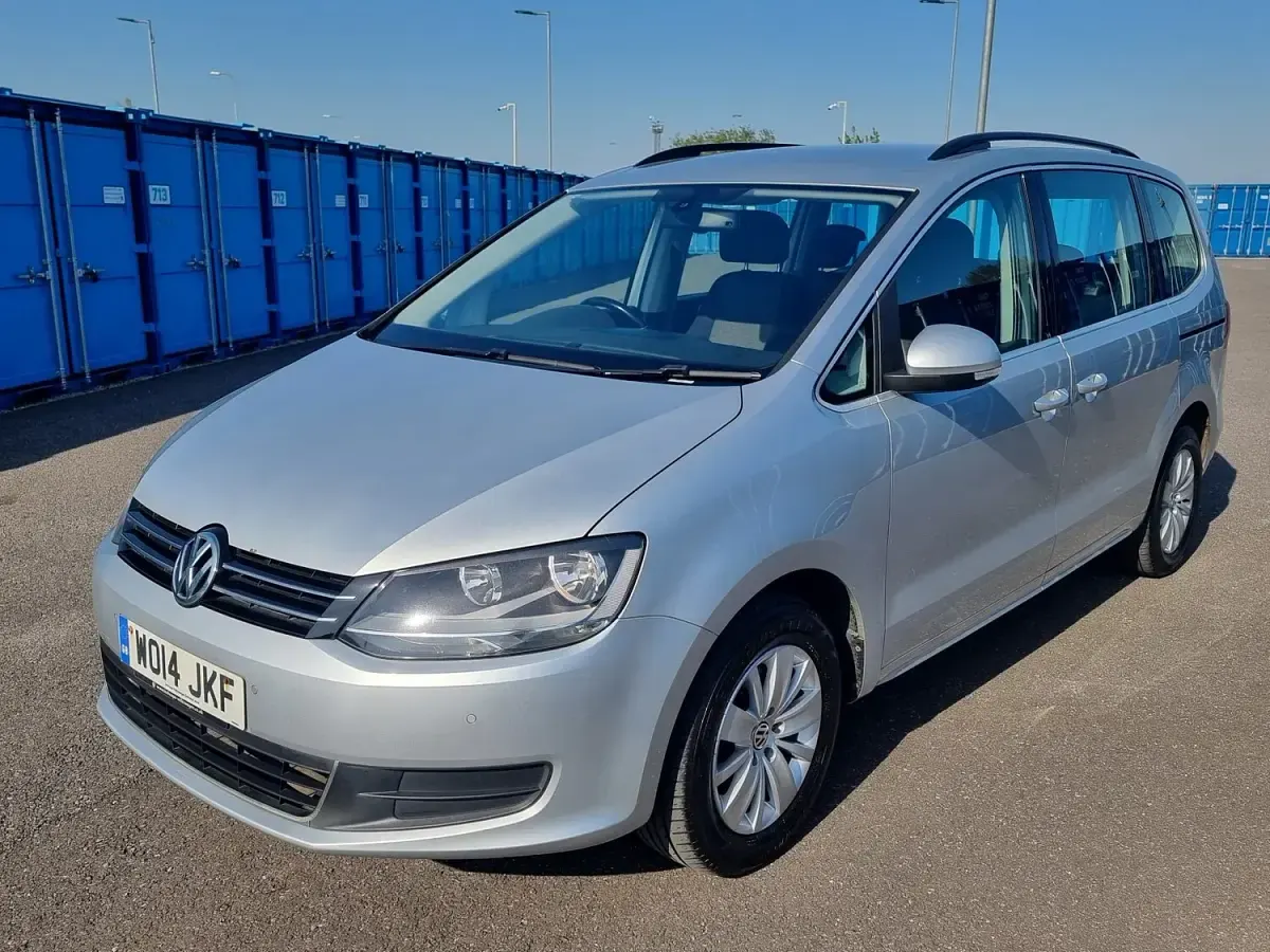 Used VW Sharan SE 140 HP (102 kW) 2014 Silver MPV