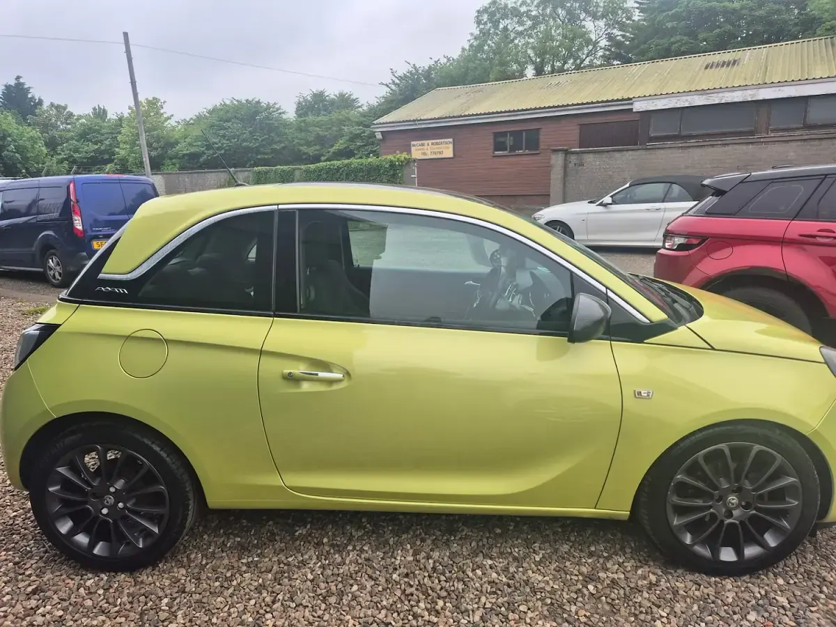 Used Vauxhall Adam Glam 70 HP (51 kW) 2014 Green Hatchback