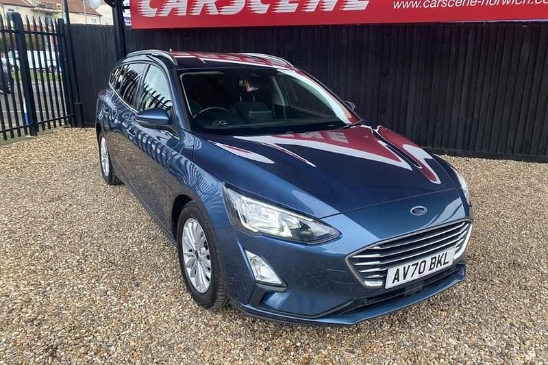 Blue Used 2020 Ford Focus Titanium Estate | £9,699 (Good price) - Image 1/1