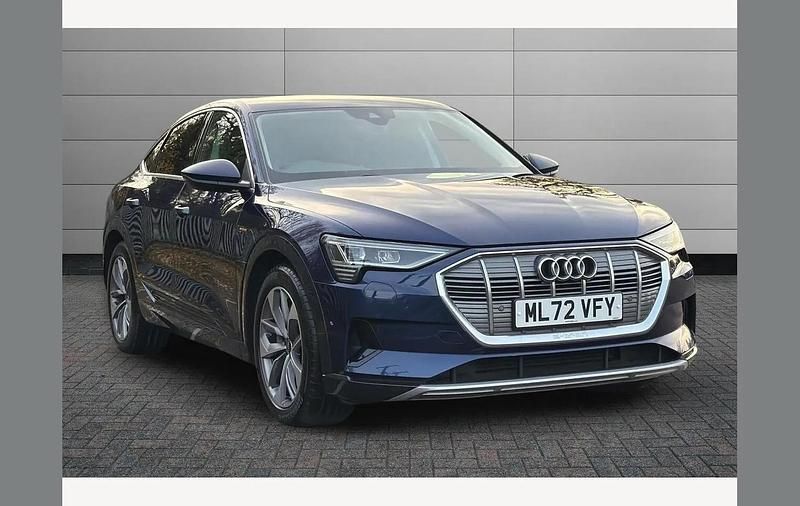 Blue Used 2022 Audi e-tron Sportback Advanced SUV | £22,095 (Good price) - Image 1/4