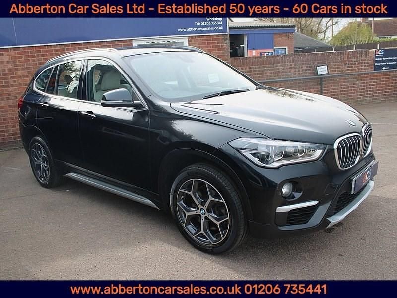 Used BMW X1 Sport Line 192 HP (141 kW) 2018 Black SUV