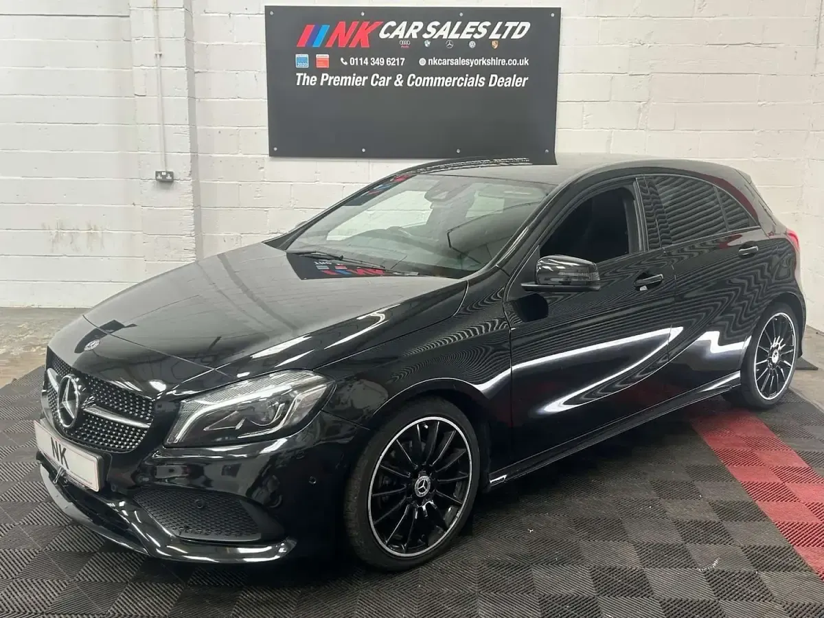 Used Mercedes A200 AMG Line Premium 2017 Black Hatchback
