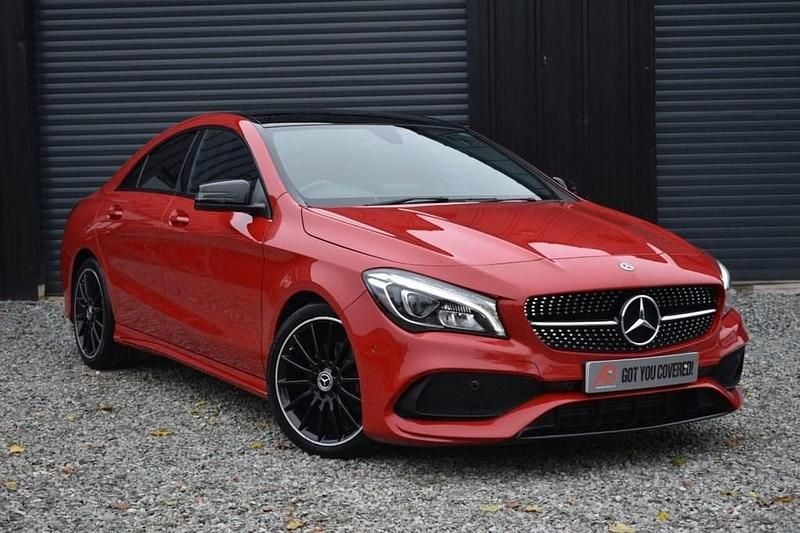 Red Used 2019 Mercedes CLA200 AMG line Coupe | £17,750 (Fair price) - Image 1/4