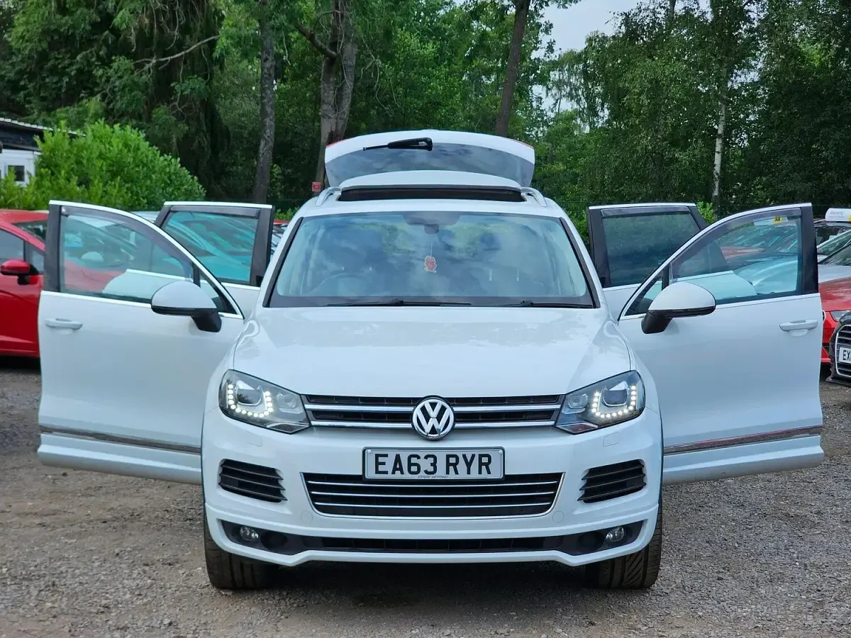 Used VW Touareg R-line 245 HP (180 kW) 2013 White SUV