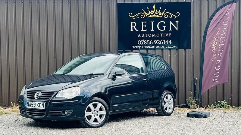 Black Used 2009 VW Polo Match Hatchback | £1,990 (Fair price) - Image 1/4