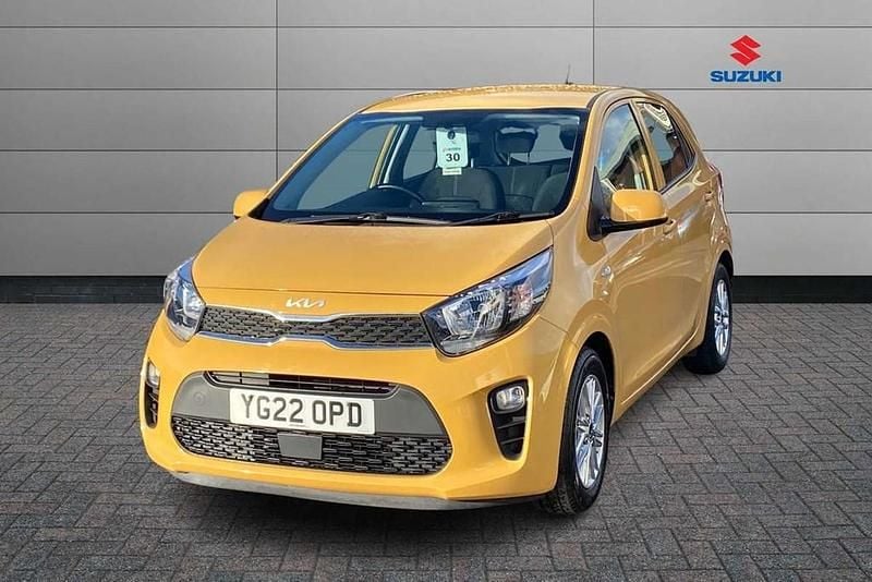 Used Kia Picanto 65 HP (47 kW) 2022 Yellow Hatchback