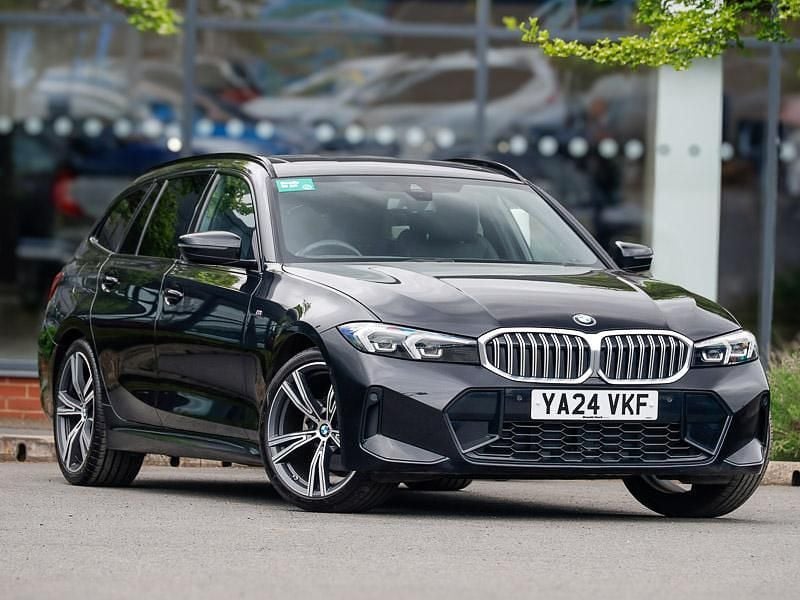 Black Used 2024 BMW 320 M Sport Estate | £30,998 (Fair price) - Image 1/4