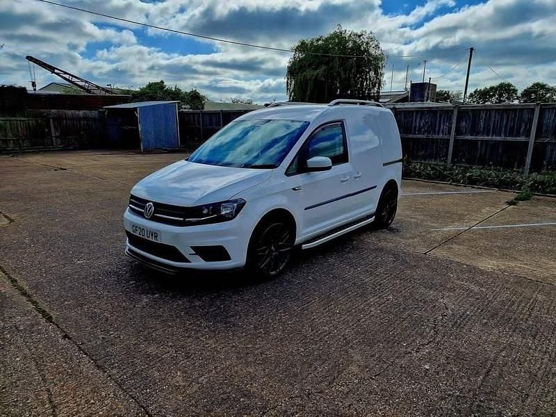 Used VW Caddy Trendline 102 HP (75 kW) 2020 White MPV