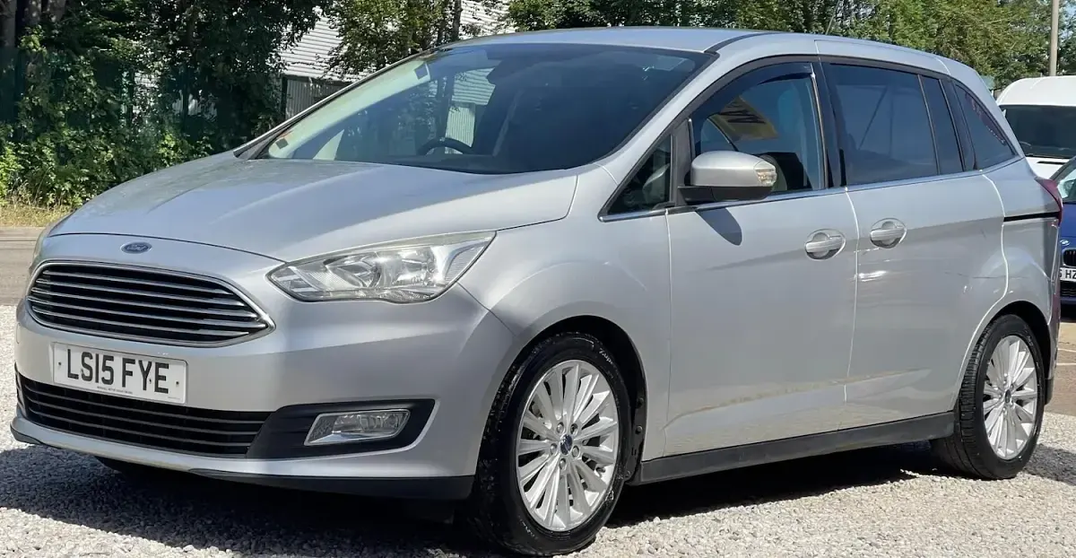 Used Ford Grand C-Max Titanium 120 HP (88 kW) 2015 Silver MPV