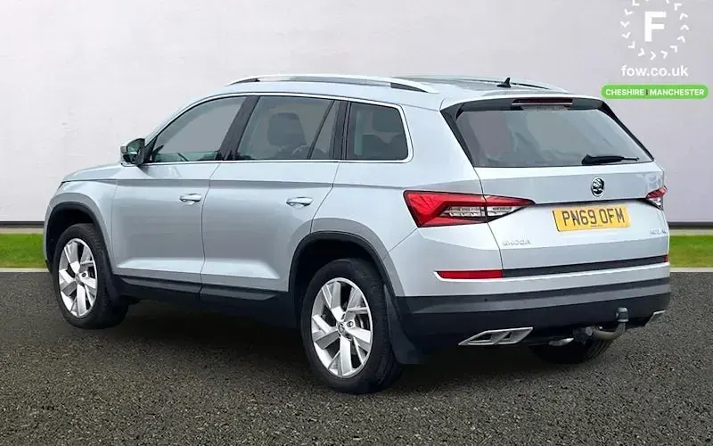 Used Skoda Kodiaq 150 HP (110 kW) 2019 Silver SUV