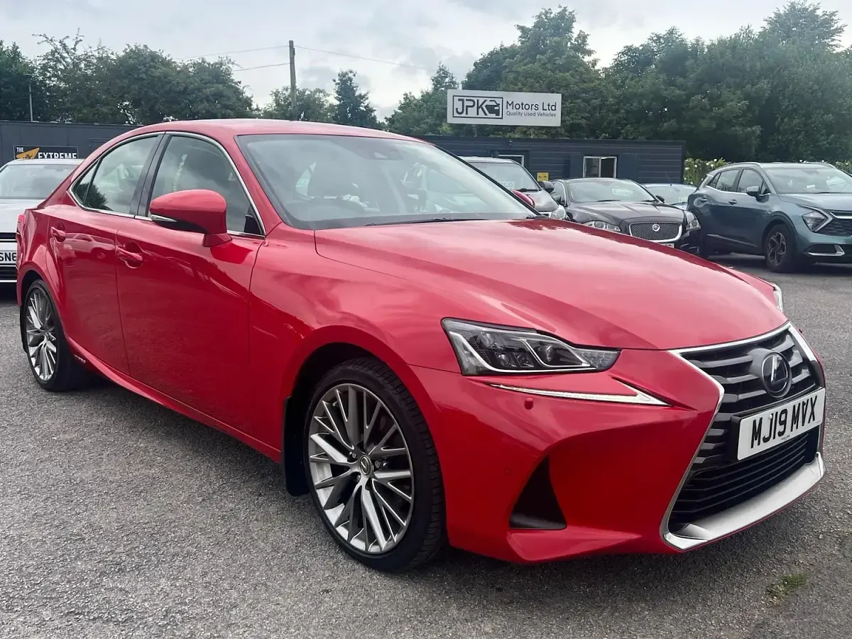 Used Lexus IS300h 2019 Red Sedan