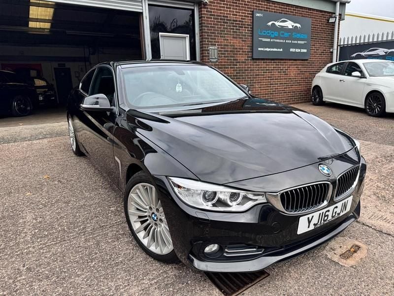 Black Used 2016 BMW 430 Luxury Line Coupe | £12,990 (Good price) - Image 1/4