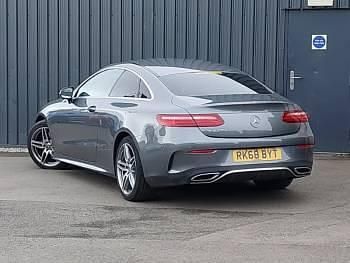 Used Mercedes E220 AMG line 194 HP (142 kW) 2018 Grey Coupe
