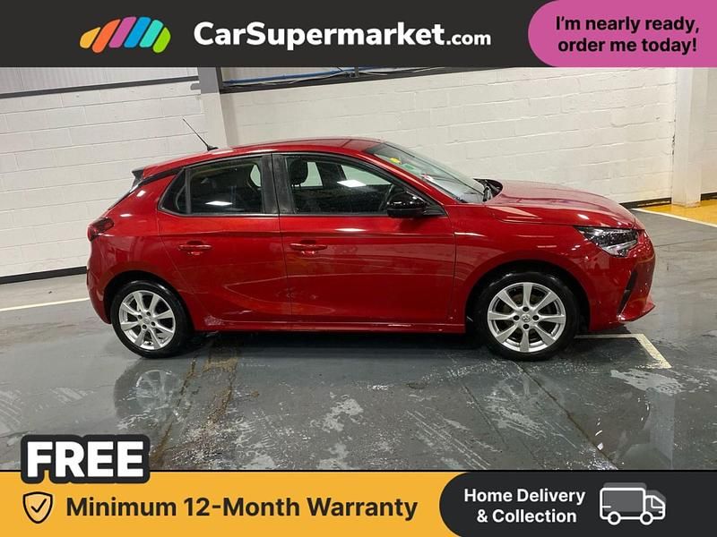 Used Vauxhall Corsa Design Edition 75 HP (55 kW) 2022 Red Hatchback