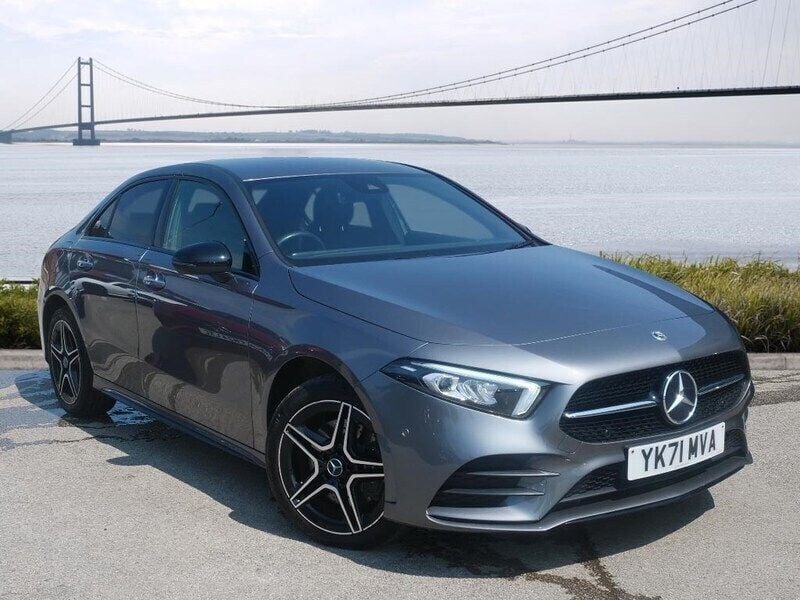 Grey Used 2022 Mercedes A250 AMG Line Premium Sedan | £21,990 (Good price) - Image 1/4