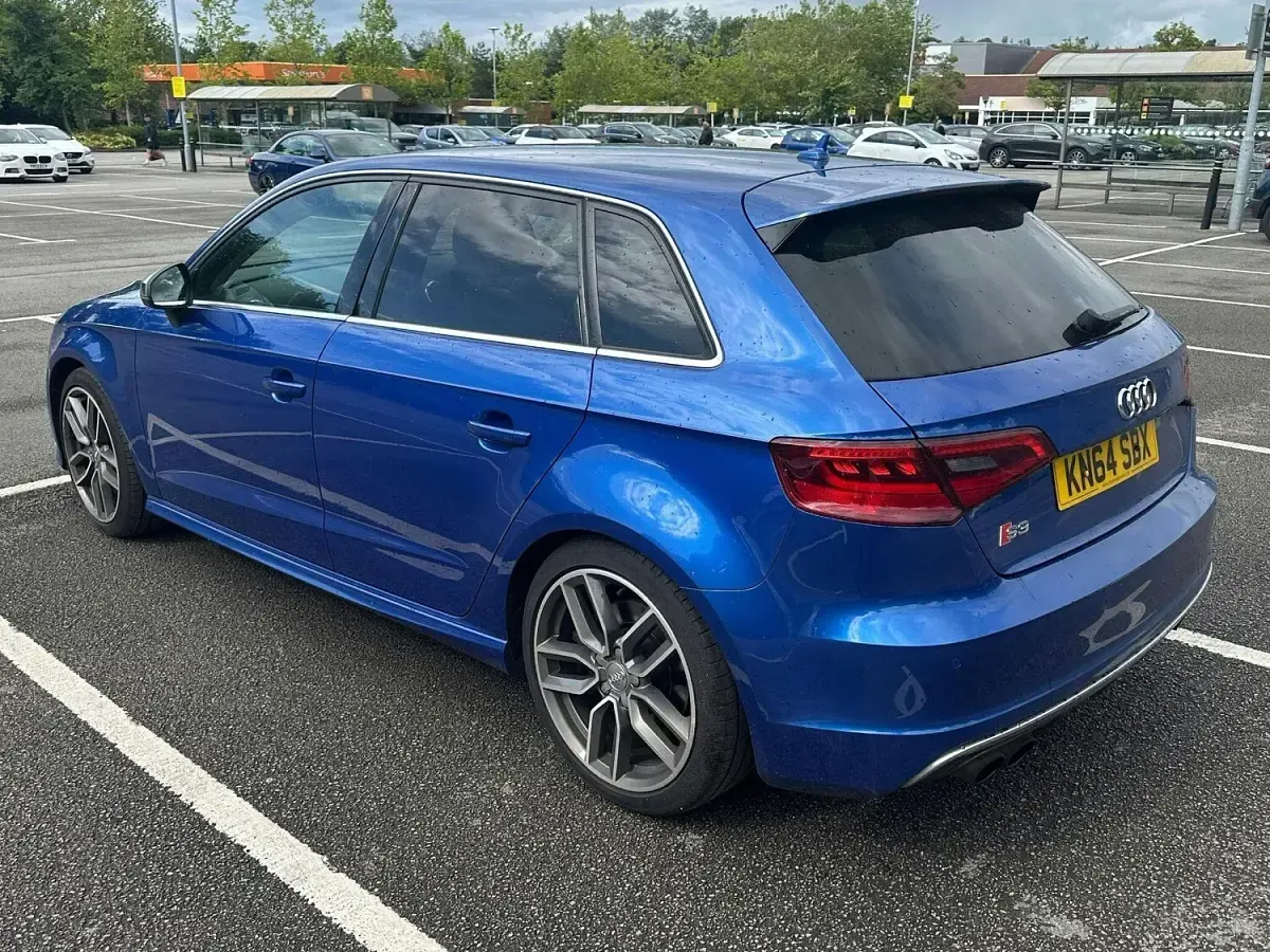 Used Audi S3 Sportback Advanced 300 HP (220 kW) 2014 Blue Hatchback