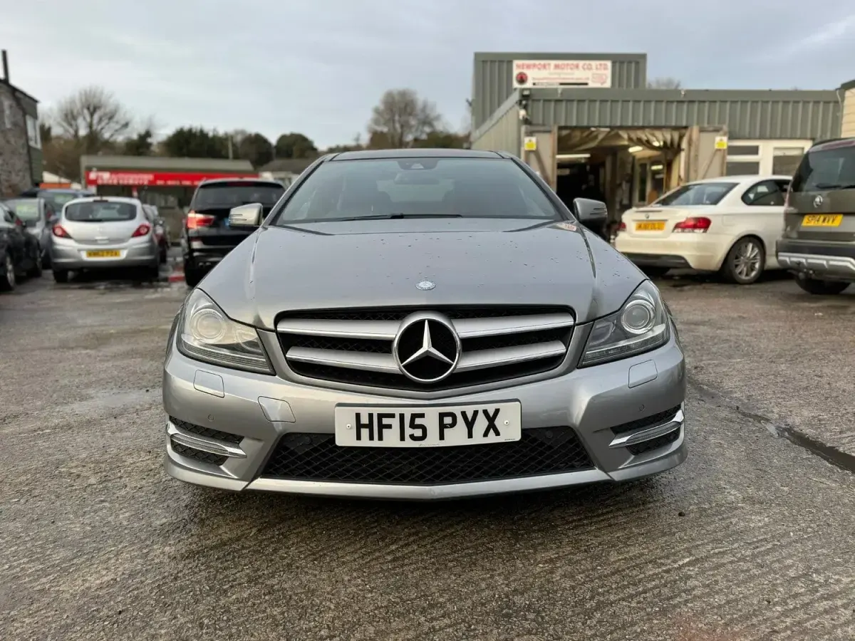 Used Mercedes C250 Sport Edition 201 HP (147 kW) 2015 Silver Coupe