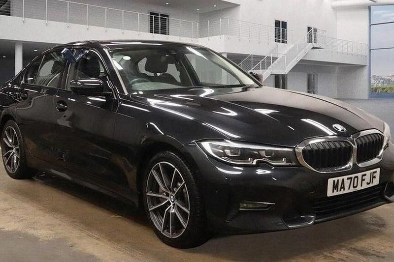 Used BMW 330e Sport Line 2020 Black Sedan