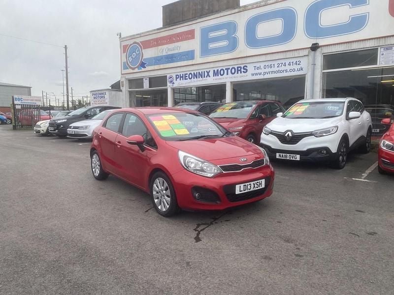 Used Kia Rio 2013 Red Hatchback