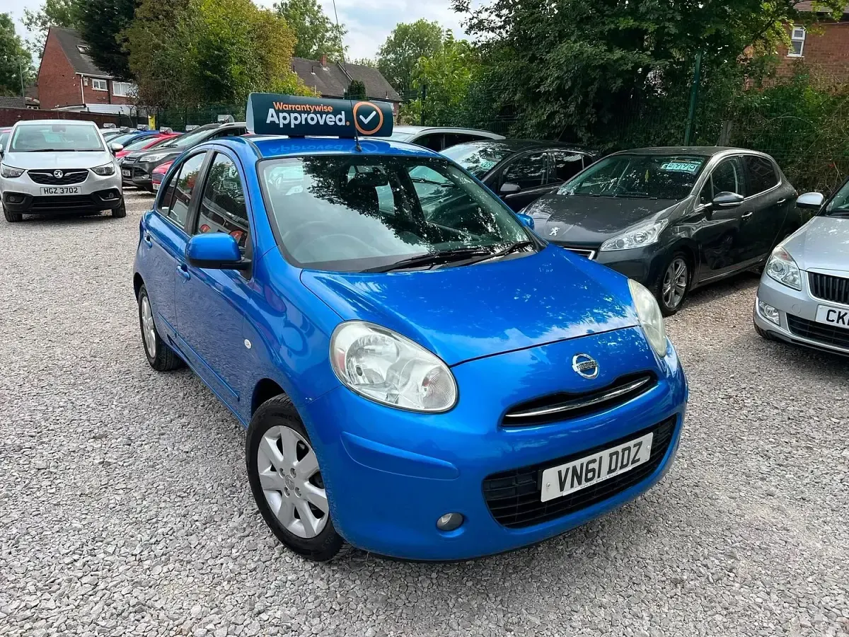 Used Nissan Micra Acenta 98 HP (72 kW) 2011 Blue Hatchback
