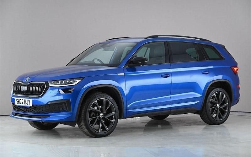 Used Skoda Kodiaq SportLine 150 HP (110 kW) 2023 Blue SUV