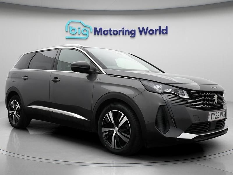 Grey Used 2022 Peugeot 5008 GT MPV | £22,500 (Fair price) - Image 1/4