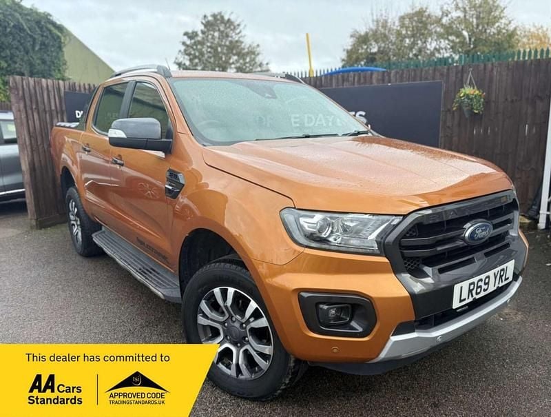 Orange Used 2019 Ford Ranger Wildtrack Pickup | £13,999 (Good price) - Image 1/4