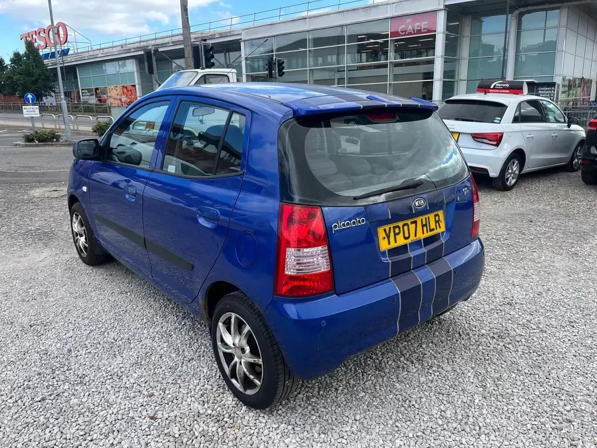 Used Kia Picanto 60 HP (44 kW) 2007 Blue Hatchback