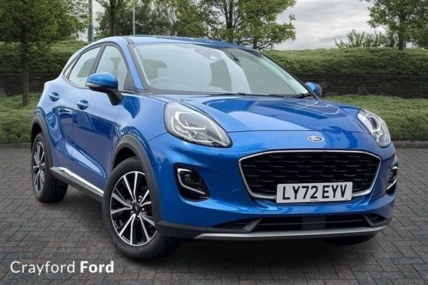 Blue Used 2022 Ford Puma Titanium SUV | £16,688 (Fair price) - Image 1/4