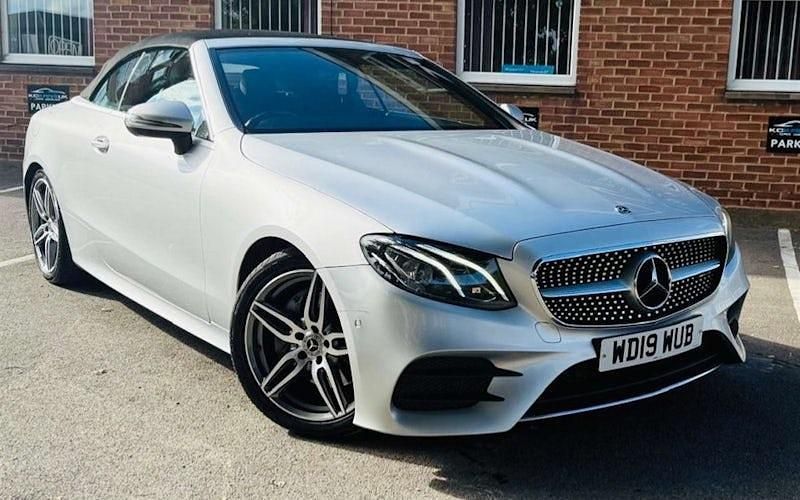 Silver Used 2019 Mercedes E220 AMG line Cabriolet | £17,880 (Fair price) - Image 1/4