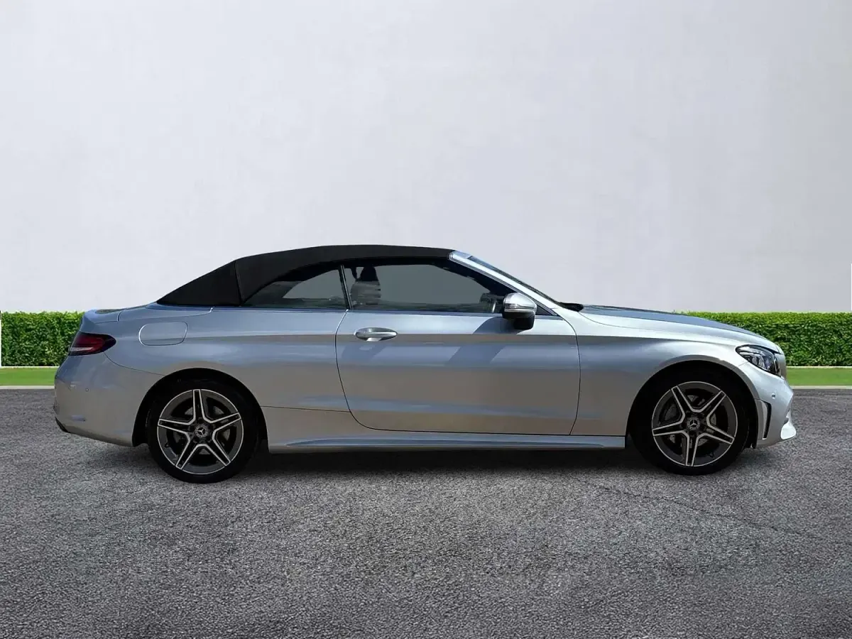 Used Mercedes C200 AMG line 2022 Silver Cabriolet