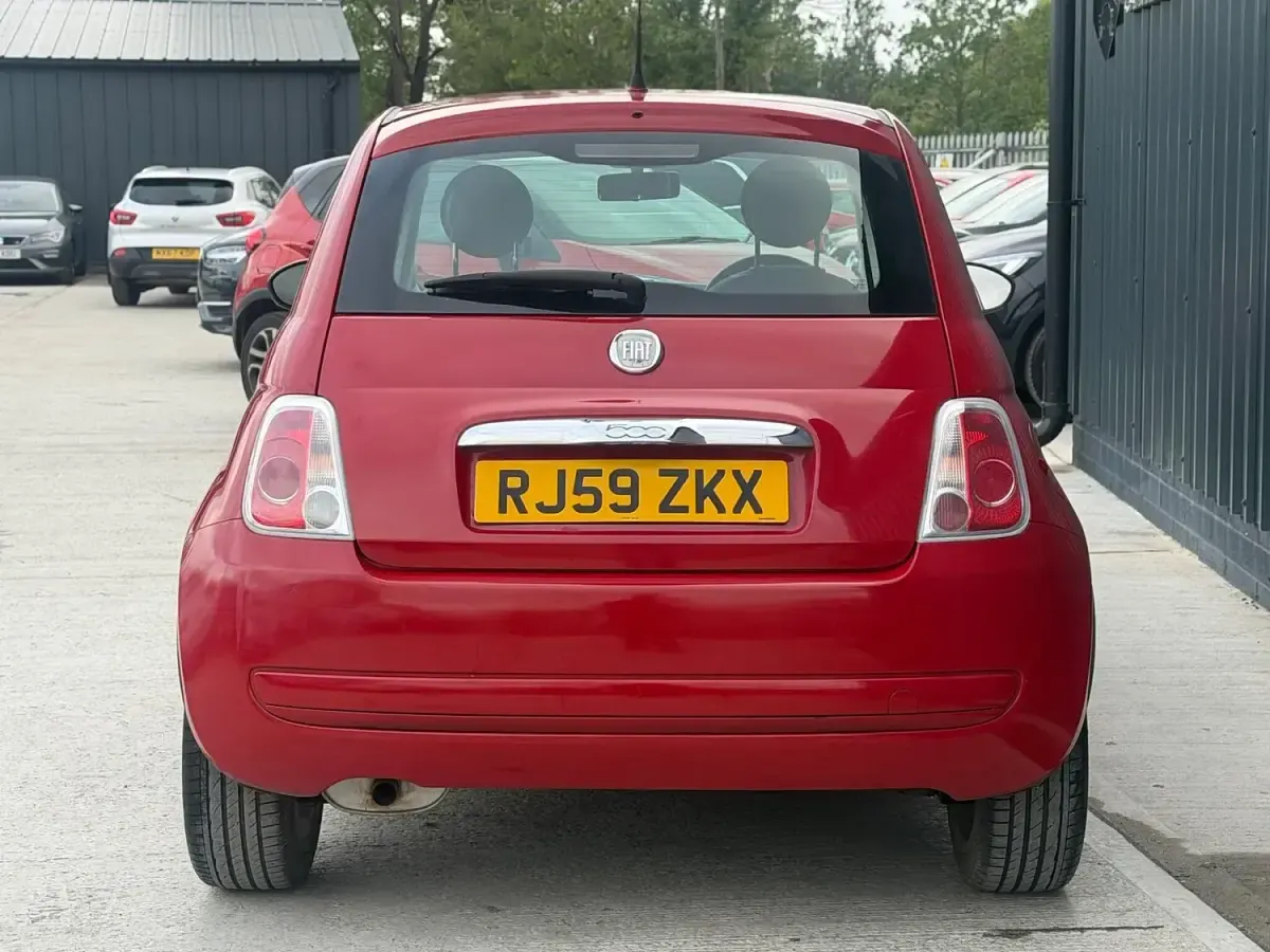 Used Fiat 500 Pop 69 HP (50 kW) 2010 Red Hatchback