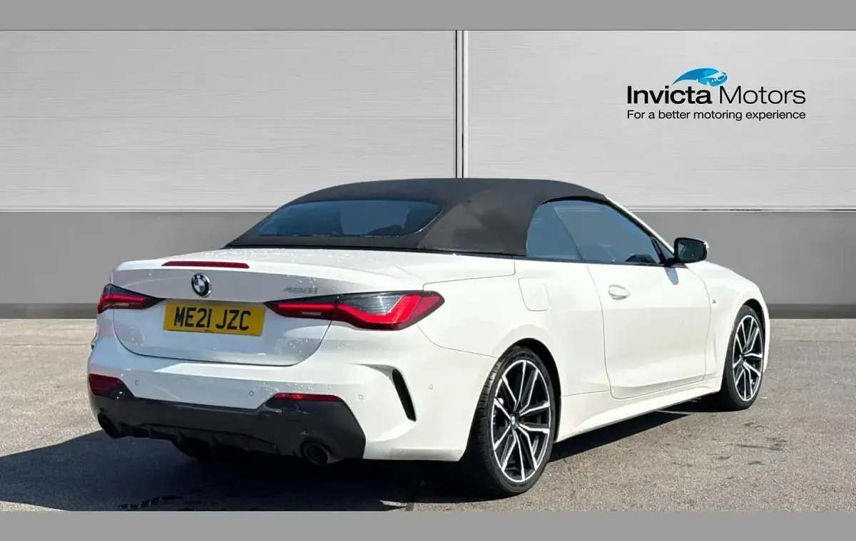 Used BMW 420 M Sport 184 HP (135 kW) 2021 White Cabriolet