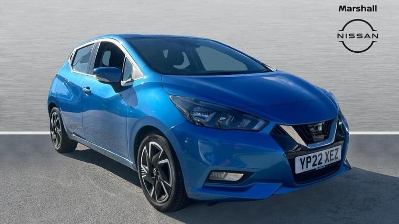 Blue Used 2022 Nissan Micra Acenta Hatchback | £11,143 (Fair price) - Image 1/4