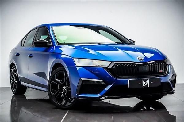 Blue Used 2022 Skoda Octavia vRS Hatchback | £25,995 (Expensive) - Image 1/4