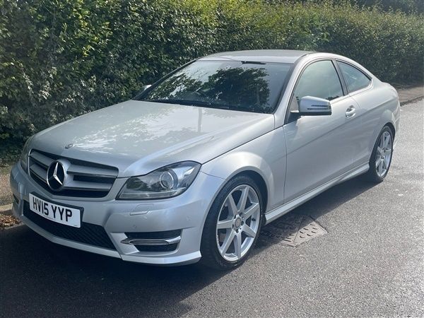Iridium silver Used 2015 Mercedes C220 Sport Edition Coupe | £8,995 (Super price) - Image 1/1