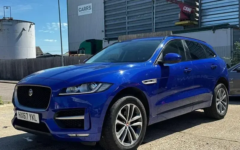 Used Jaguar F-Pace R-Sport 241 HP (177 kW) 2017 Blue SUV