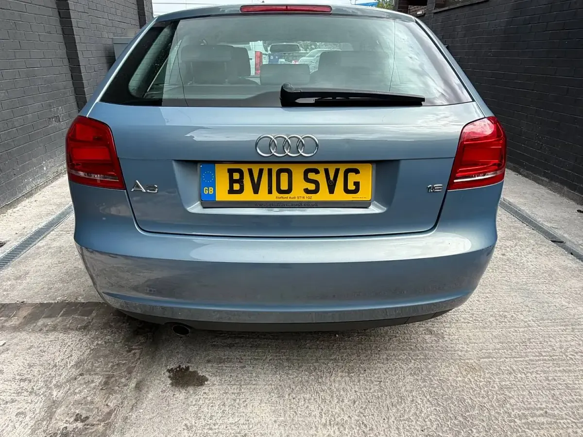 Used Audi A3 102 HP (75 kW) 2010 Blue Hatchback