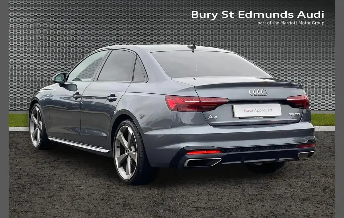 Used Audi A4 Black Edition 161 HP (118 kW) 2021 Grey Sedan