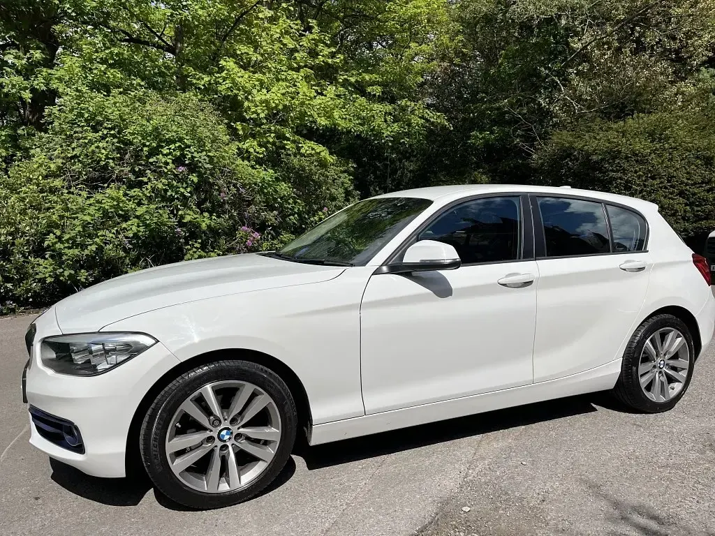 Usado BMW 116 Sport Line 2018 Blanco Utilitario