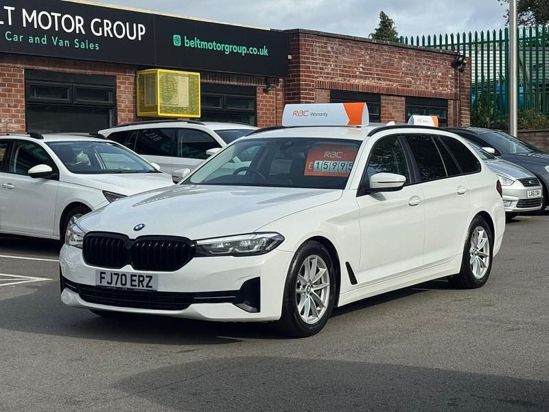 White Used 2020 BMW 530 Comfort Edition Estate | £14,950 - Image 1/4