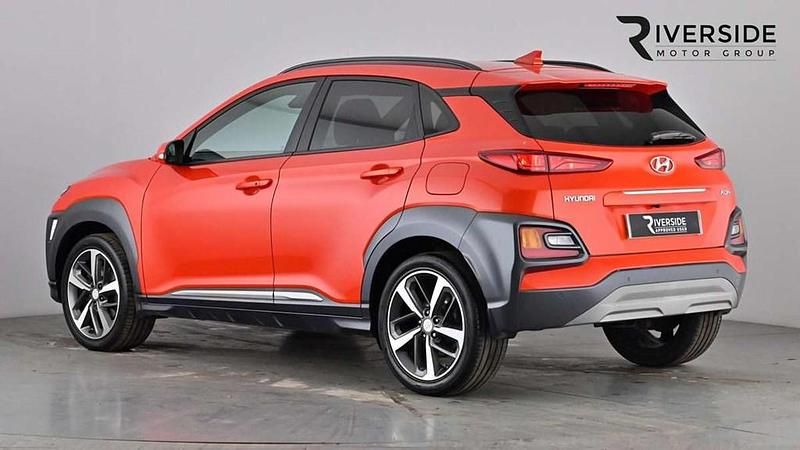 Used Hyundai Kona Premium SE 2019 Orange SUV