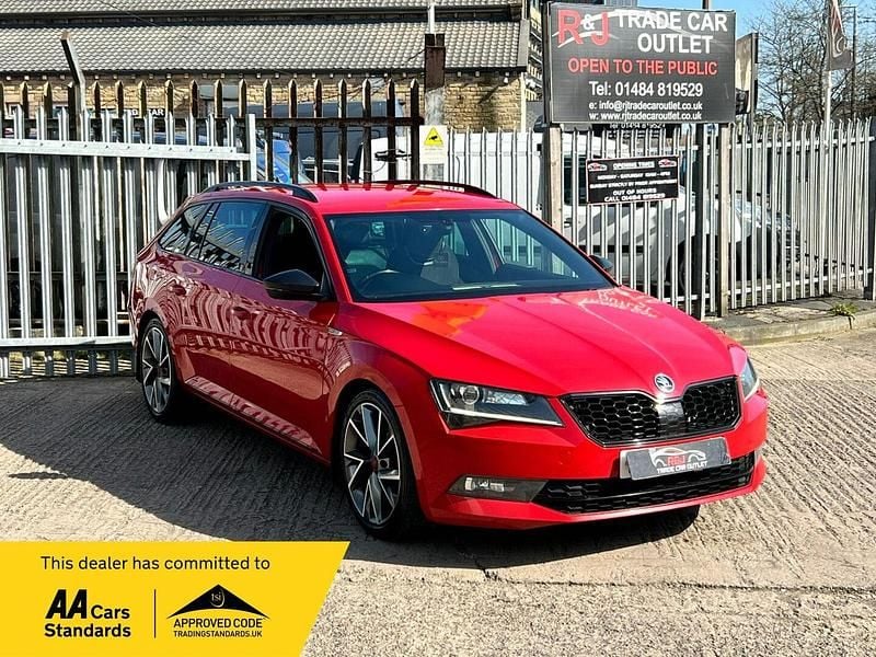 Used Skoda Superb SportLine 2017 Red Estate