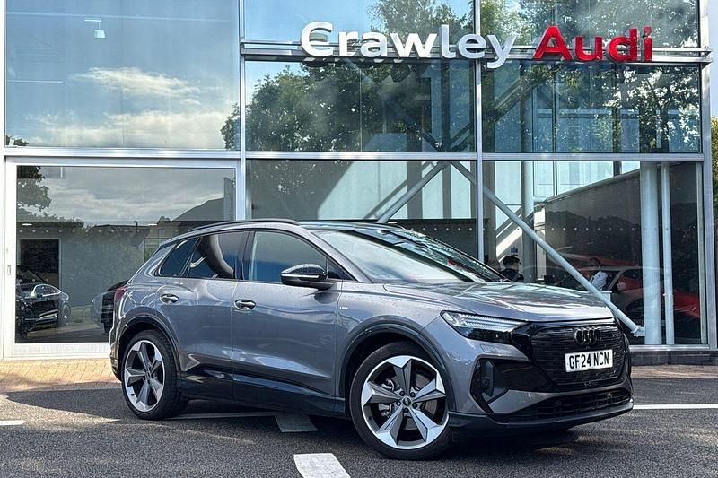 Grey Used 2024 Audi Q4 e-tron Black Edition SUV | £42,990 (Fair price) - Image 1/4