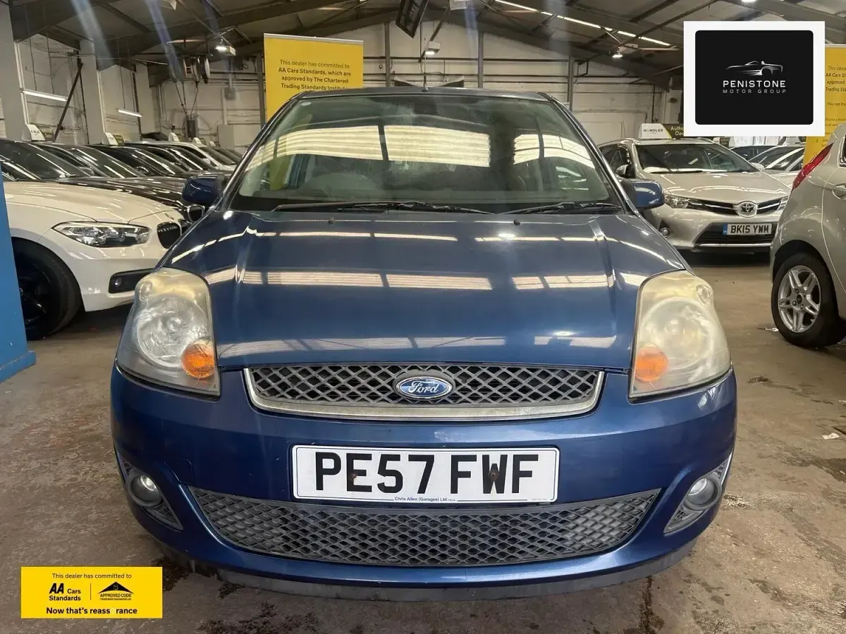 Used Ford Fiesta Zetec 75 HP (55 kW) 2007 Blue Hatchback